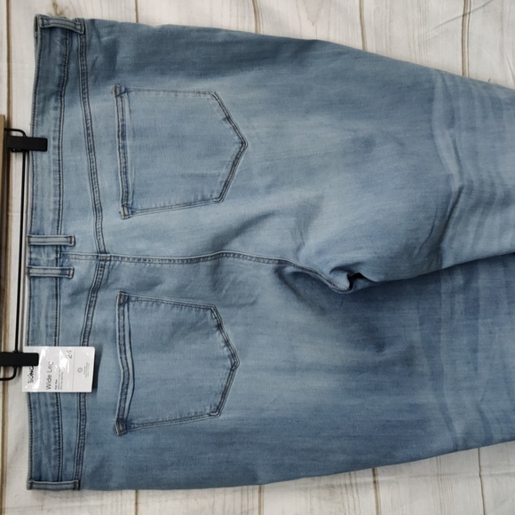 SONOMA Wide Leg High Rise Button Fly Jeans, Size 24 - Picture 9 of 12